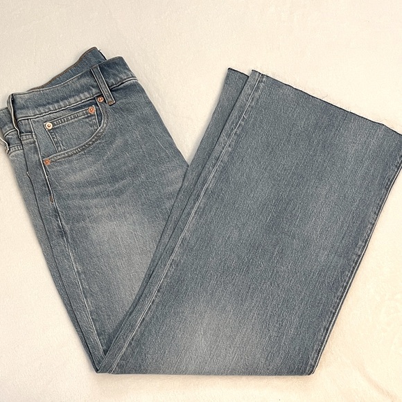 NWOT J. Crew Wide-Leg Crop Denim Jeans - Picture 2 of 5